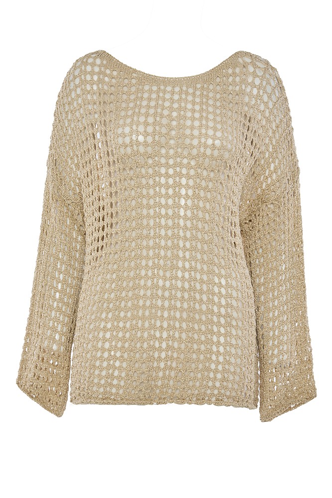 Blusa tejida de lúrex