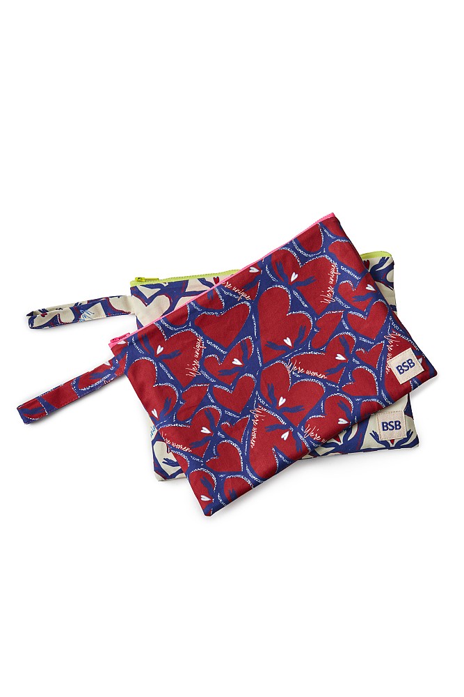 Pouch impermeabil cu model de Ziua Femeii