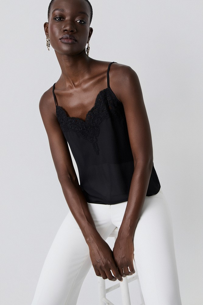 Lingerie top with lace