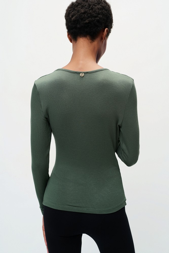 Gathered blouse