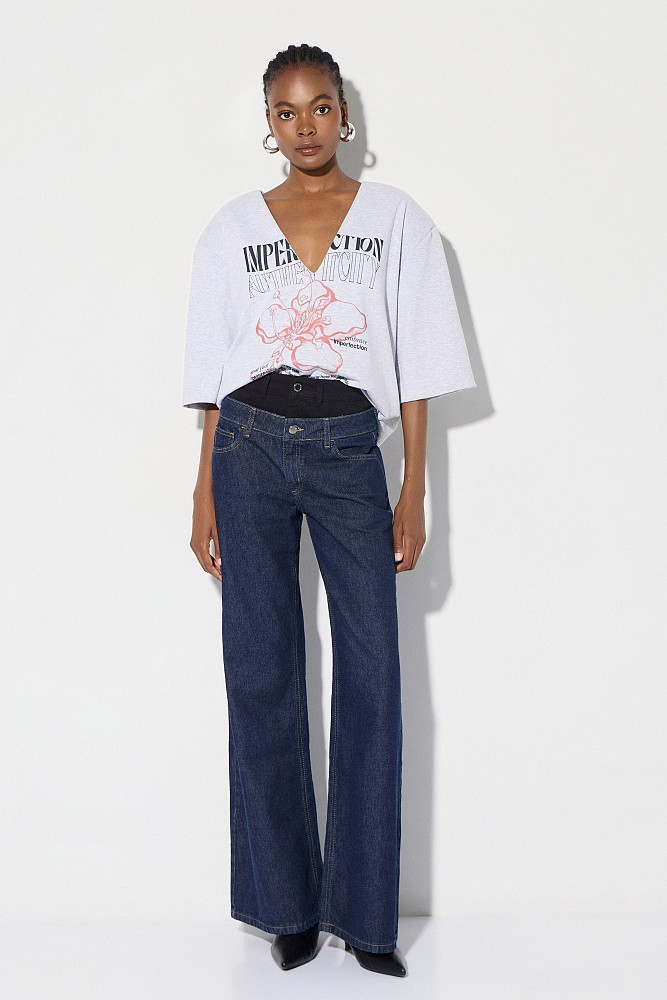 Cotton printed sweatshirt