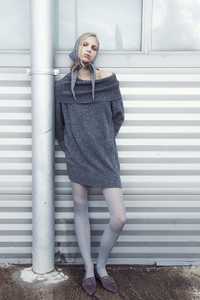Knitted mini dress