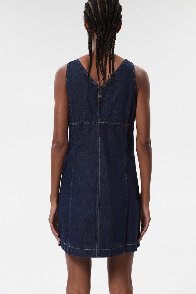 Μίνι denim φόρεμα