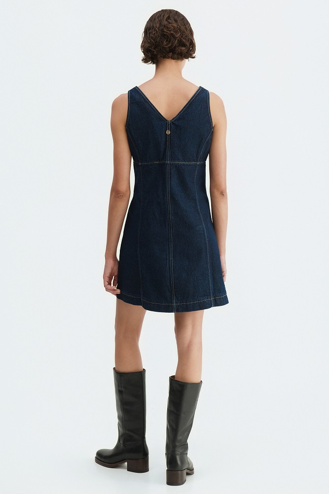 Rochie scurtă din denim