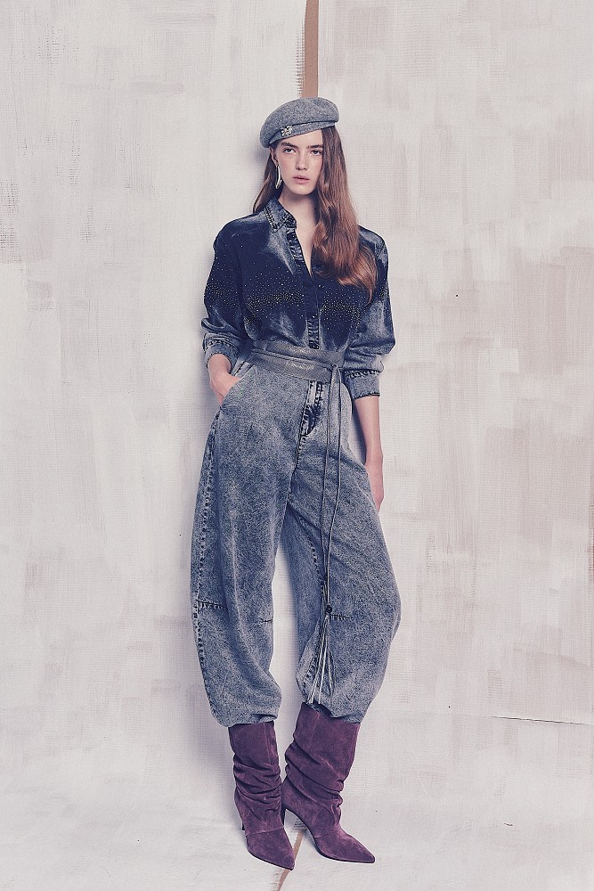 Pantalones de mezclilla estilo Amy Barrel