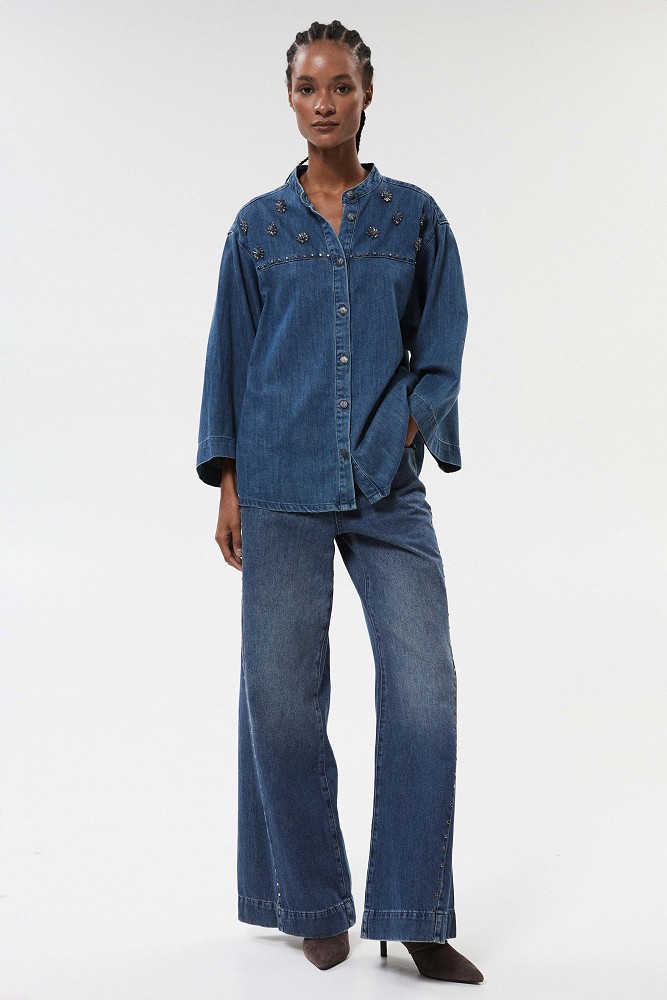 Kalia wide-leg jeans