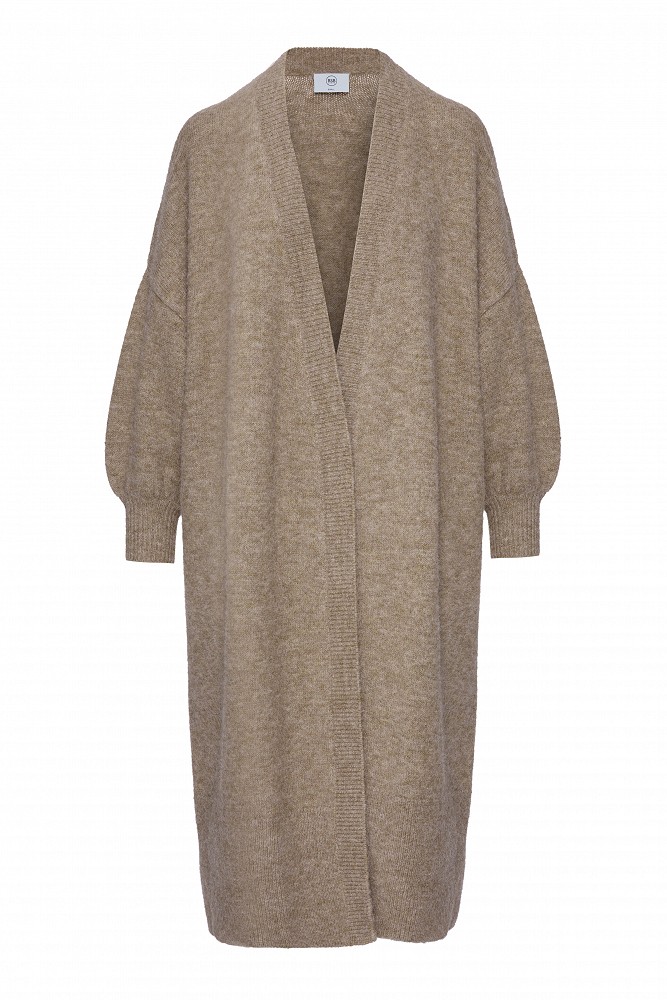 Maxi knitted cardigan