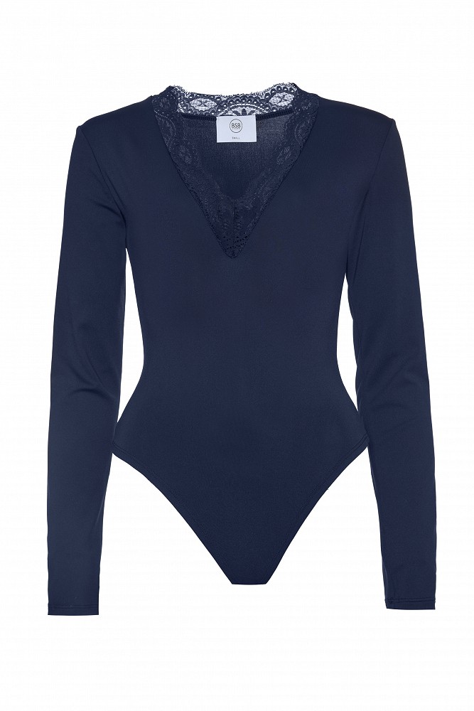 Lace-detail bodysuit