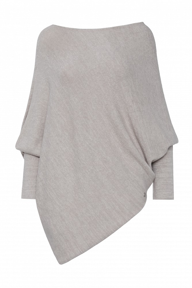 Asymmetric knitted sweater