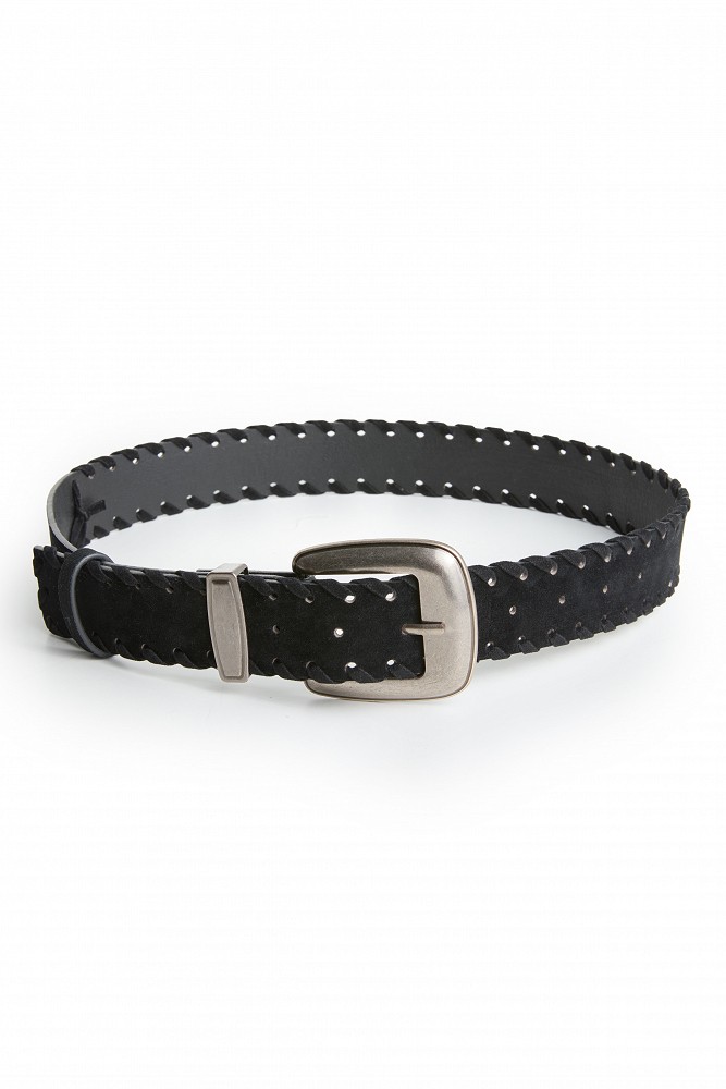 Belt with braided details