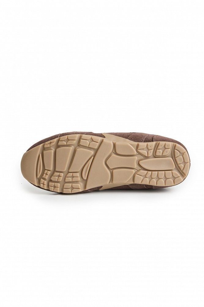 Sneakers din piele întoarsă cu detalii decorative