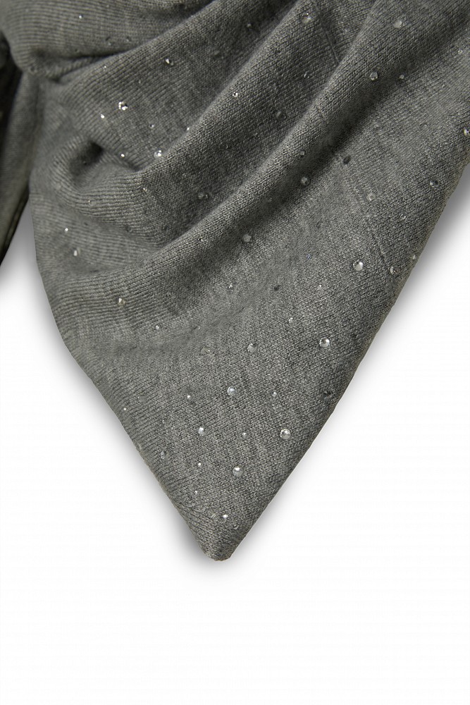 Rhinestone triangle scarf