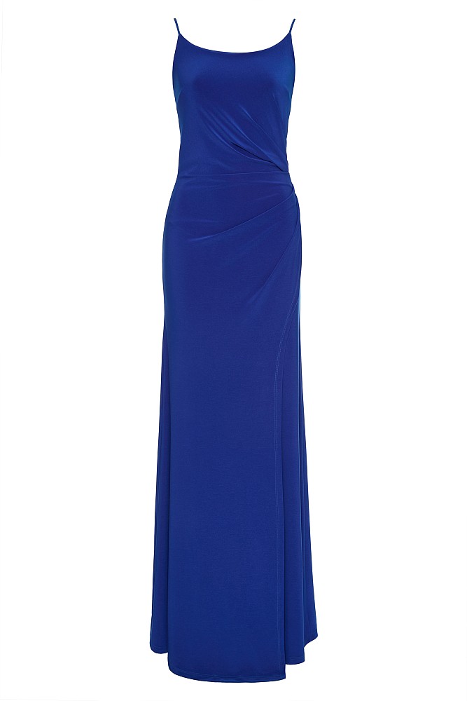 Maxi dress with a scarf detail - Gold label
