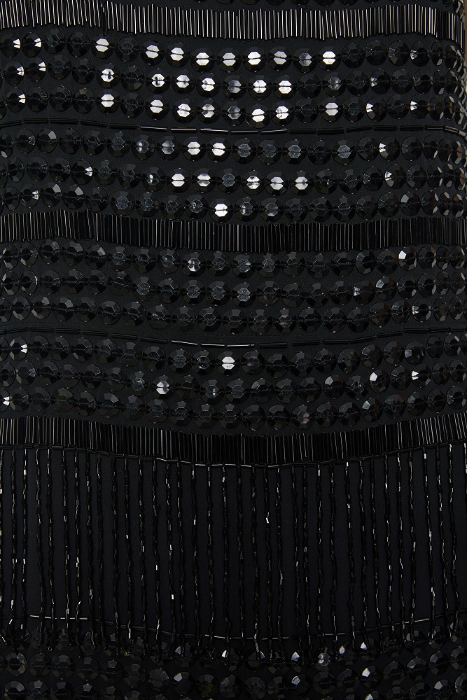 Beaded mini dress - Gold label