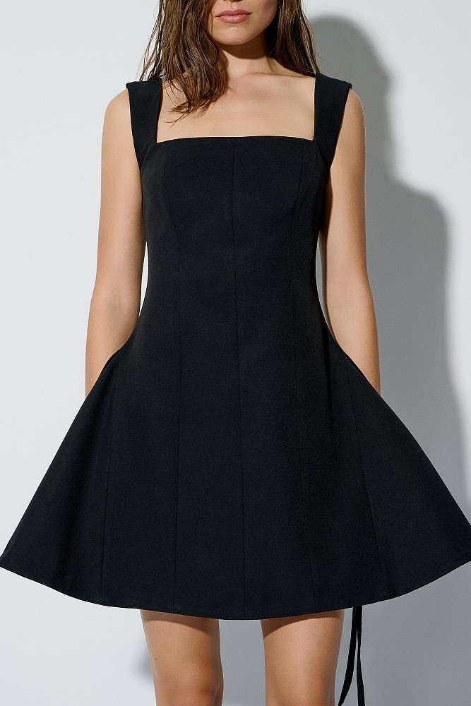 Vestido mini de corte A