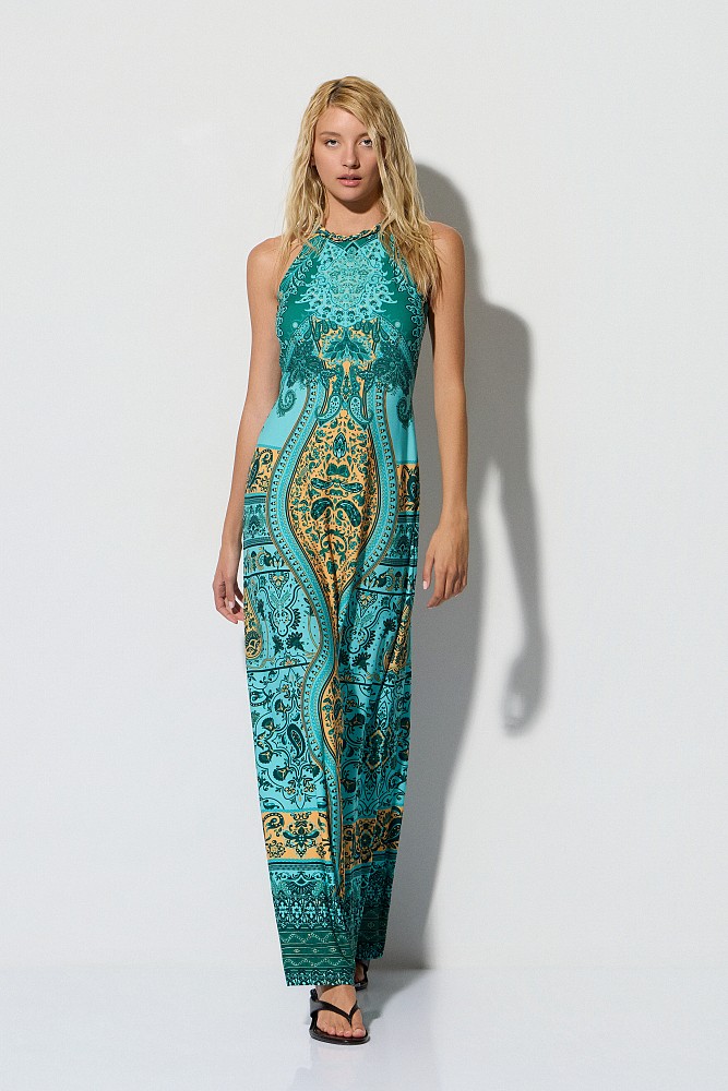 Maxi printed dress