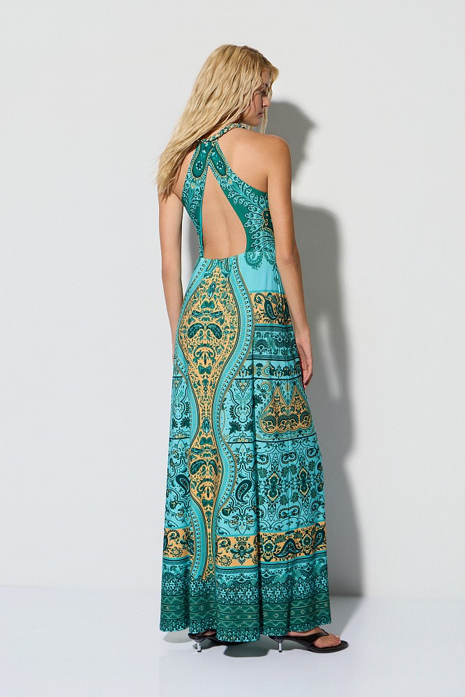 Maxi printed dress