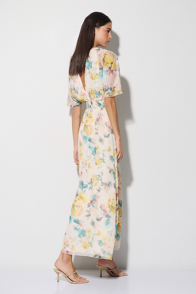 Vestido largo floral