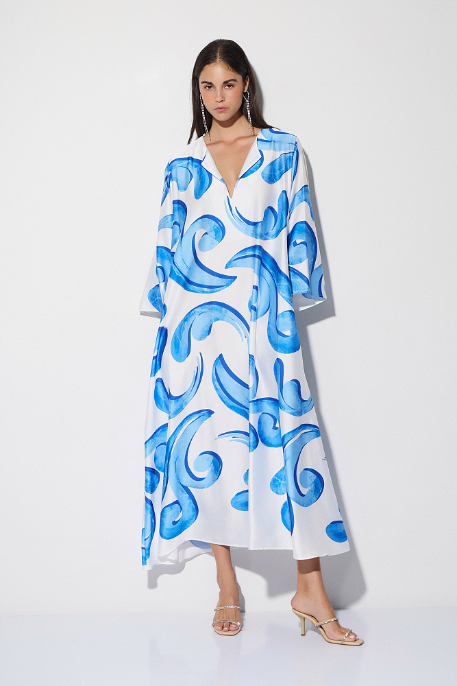 Maxi printed tunic