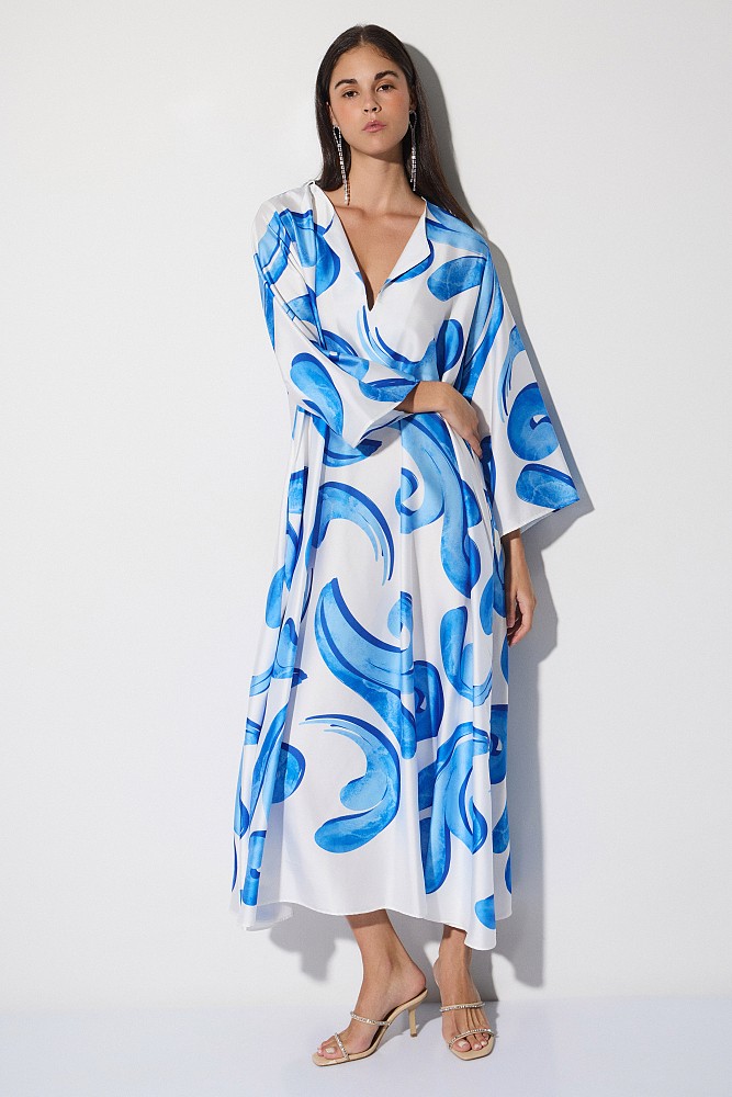 Maxi printed tunic