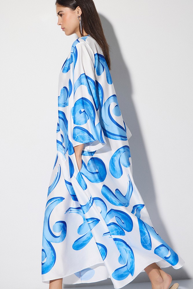 Maxi printed tunic