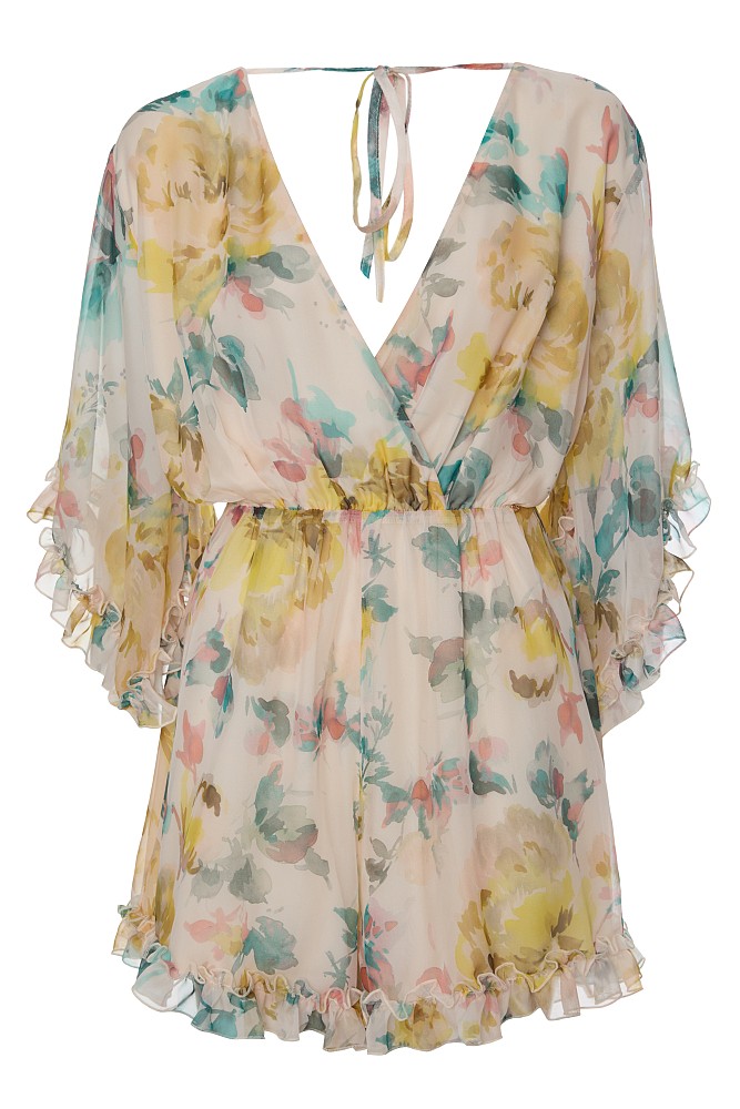 Floral playsuit