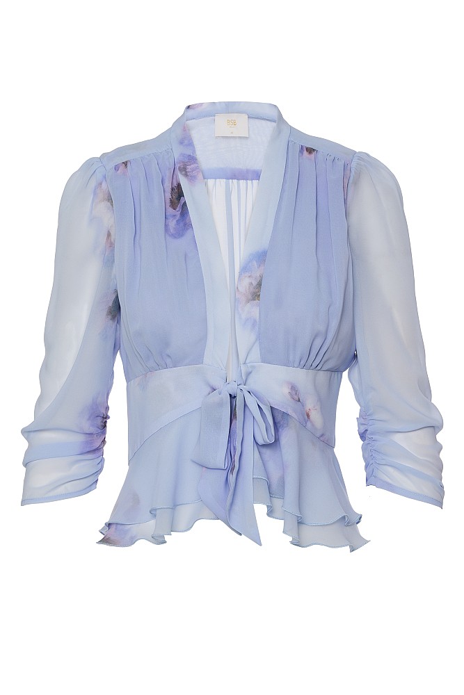 Floral blouse with ruffles - Gold label