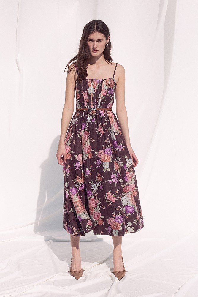 Vestido midi floral - Gold Label