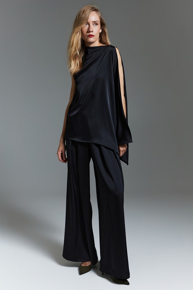 Asymmetric one-shoulder top - Gold label
