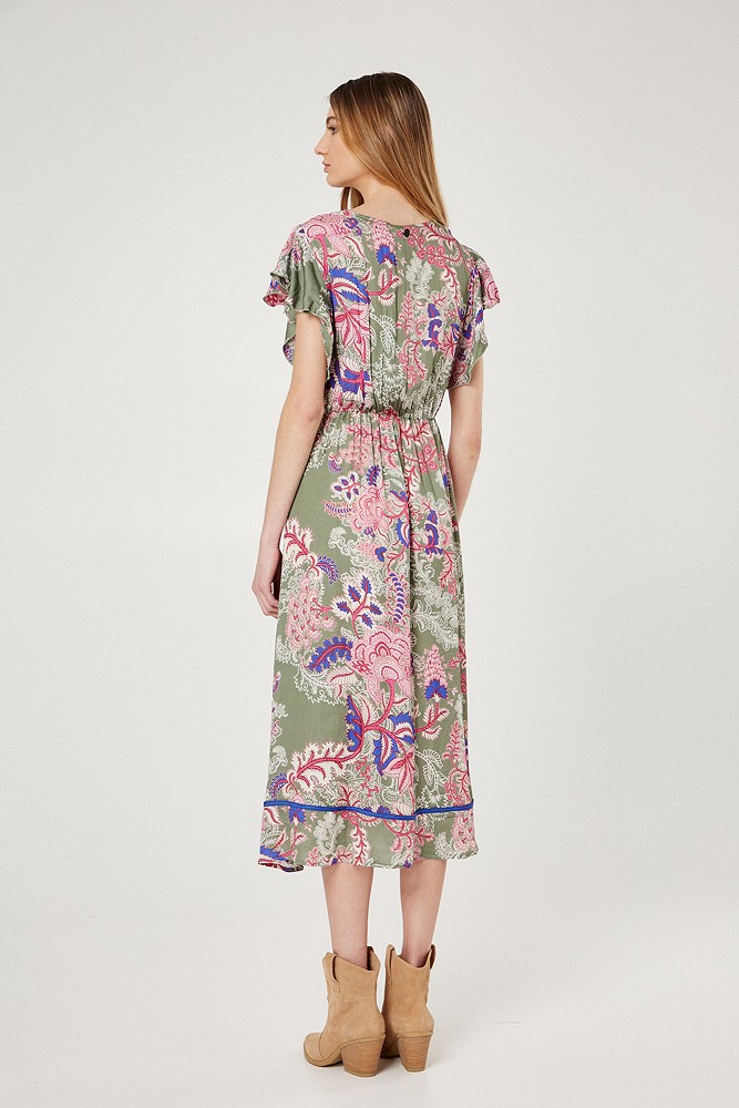 Shortsleeve floral dress