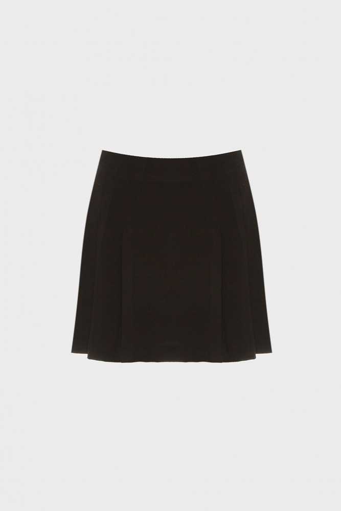 Mini skirt with pleats