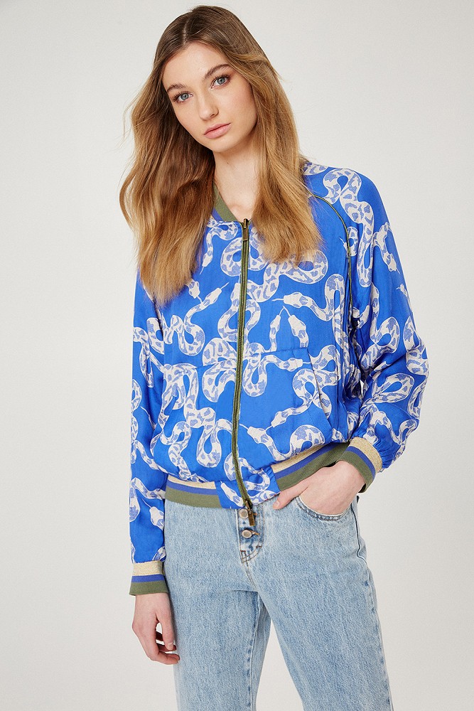 Double face printed jacket