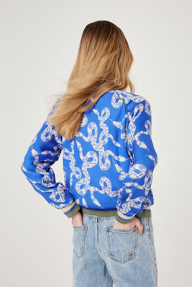 Double face printed jacket