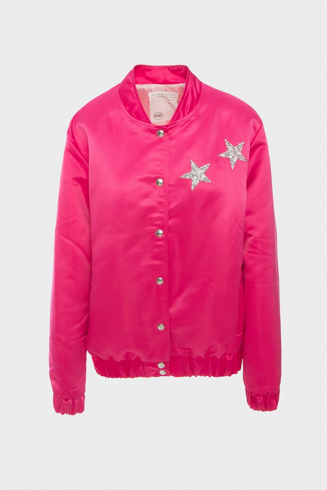 Shiny jacket with stars