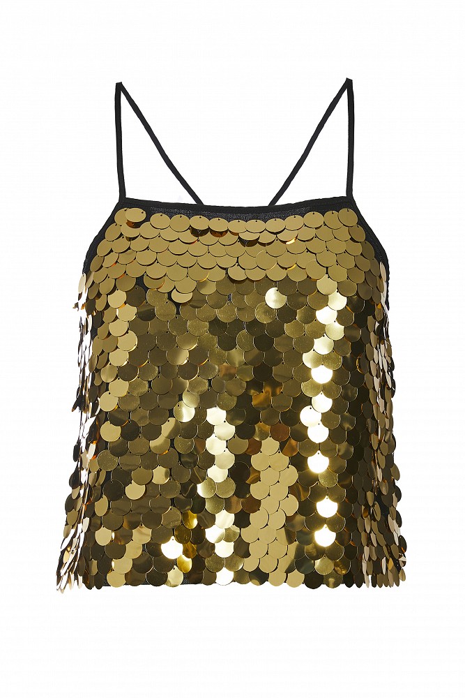 Sleeveless sequin blouse - Gold Label