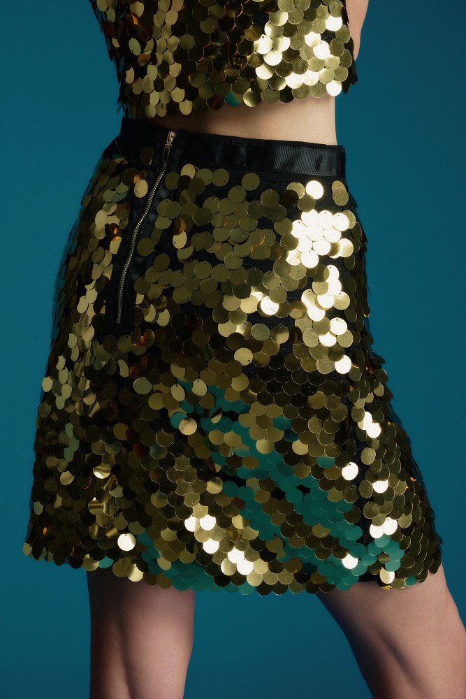 Embellished sequin skirt - Gold Label
