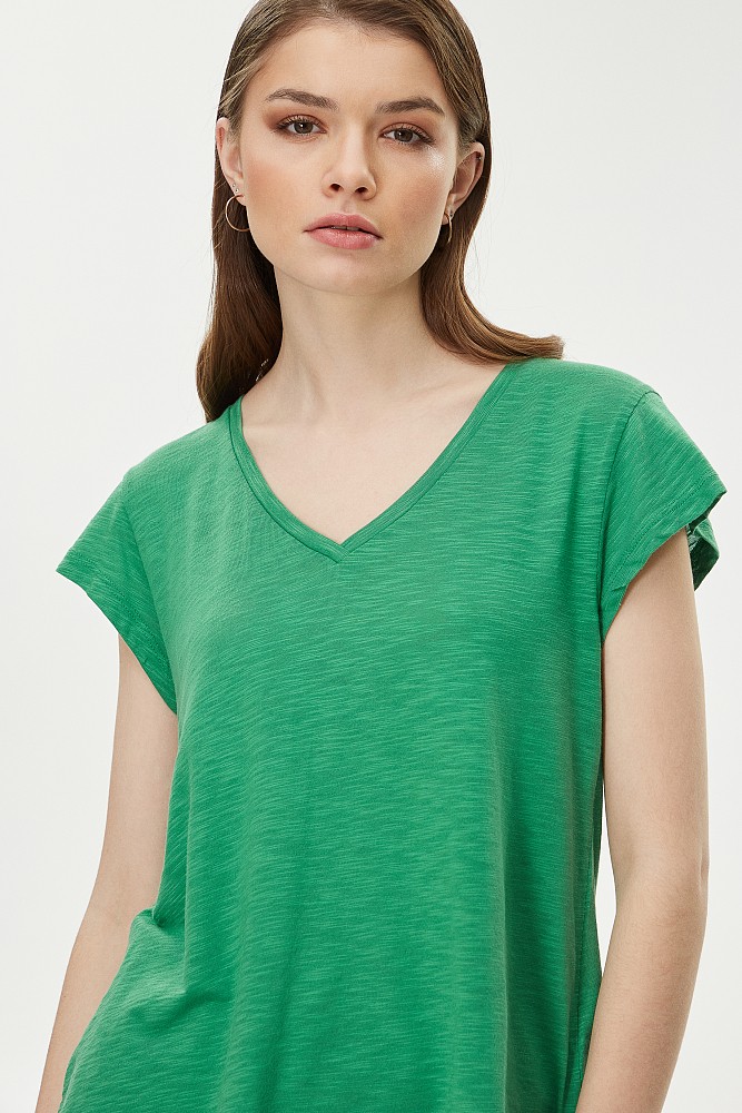 Basic shortsleeve blouse