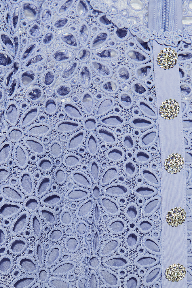 Midi crochet lace dress - Gold Label