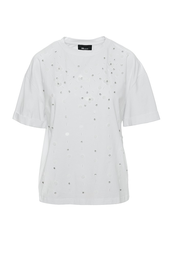 T-shirt with sequin details