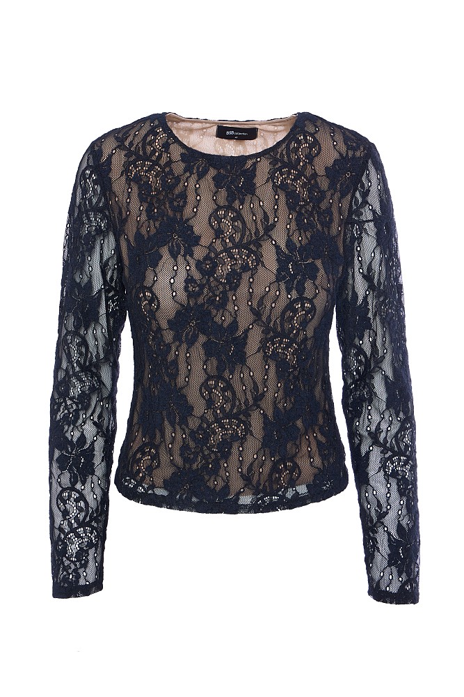 Lace top with cut works