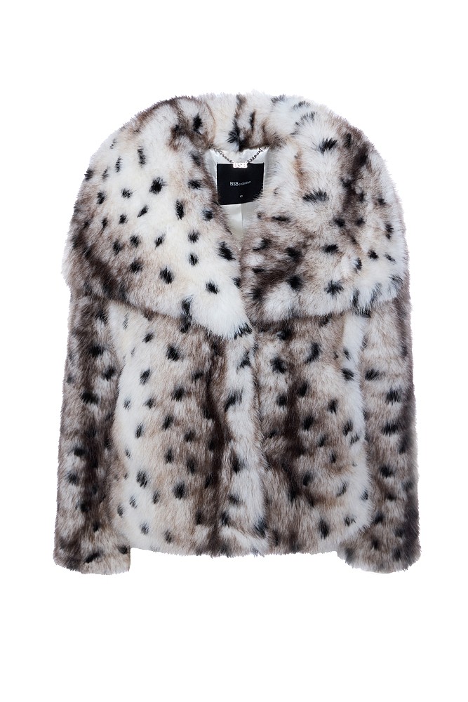 Shortline printed fur