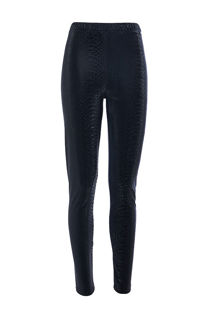 Leggings with snake print