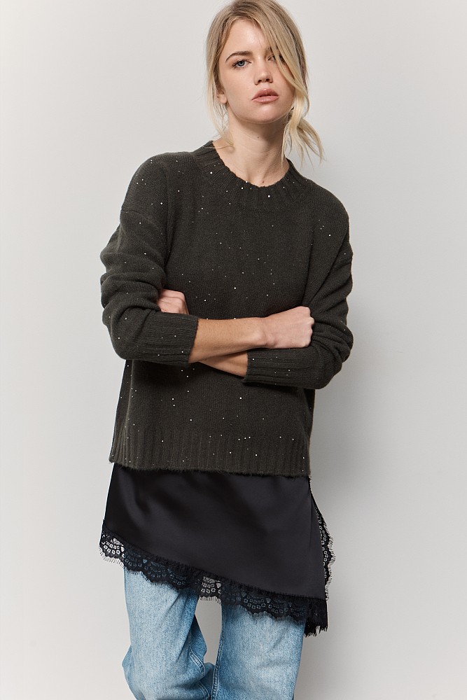 Sequined sweater
