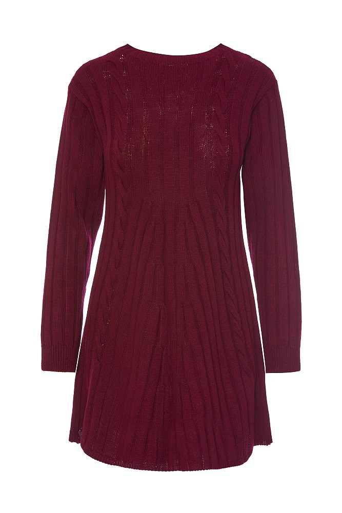Mini knitted dress