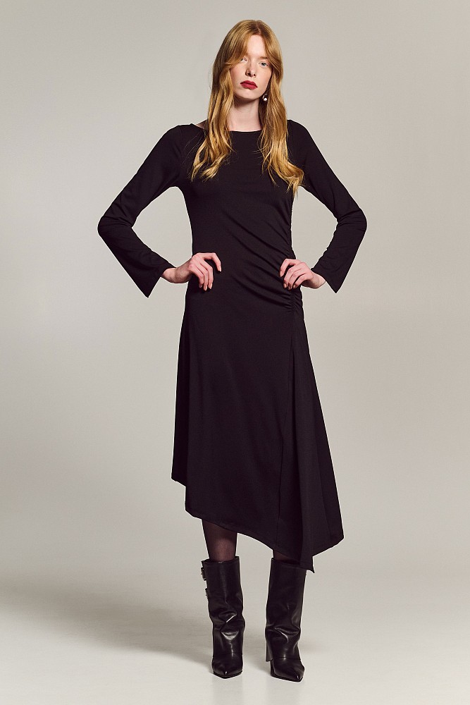 Midi asymmetric dress