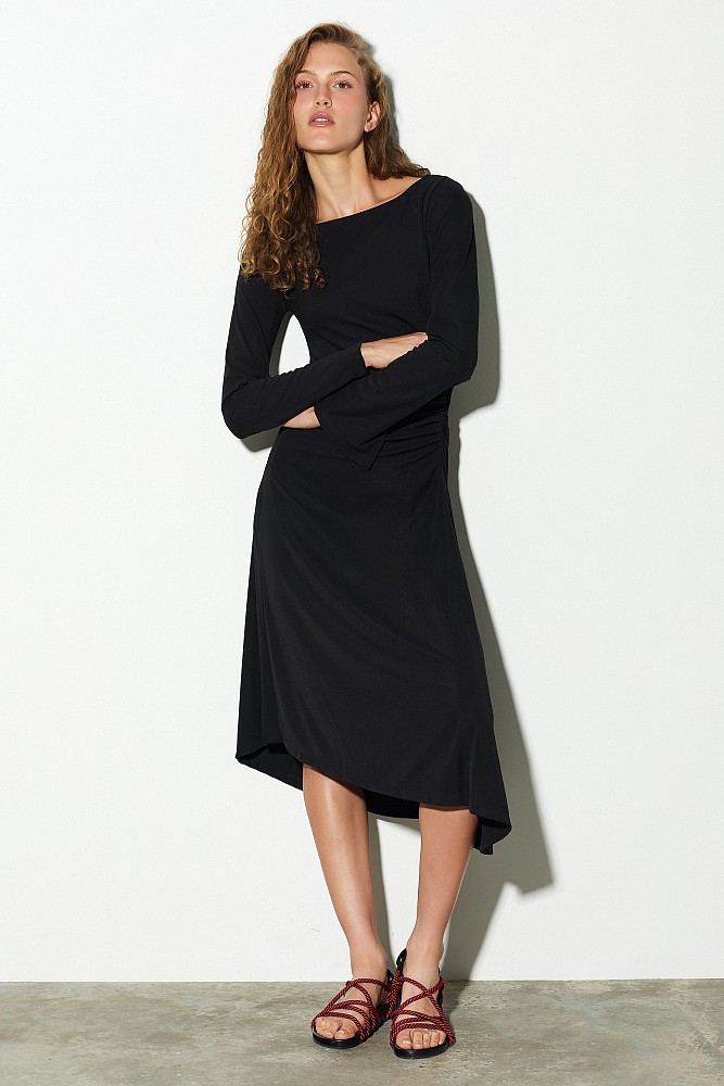 Midi asymmetric dress