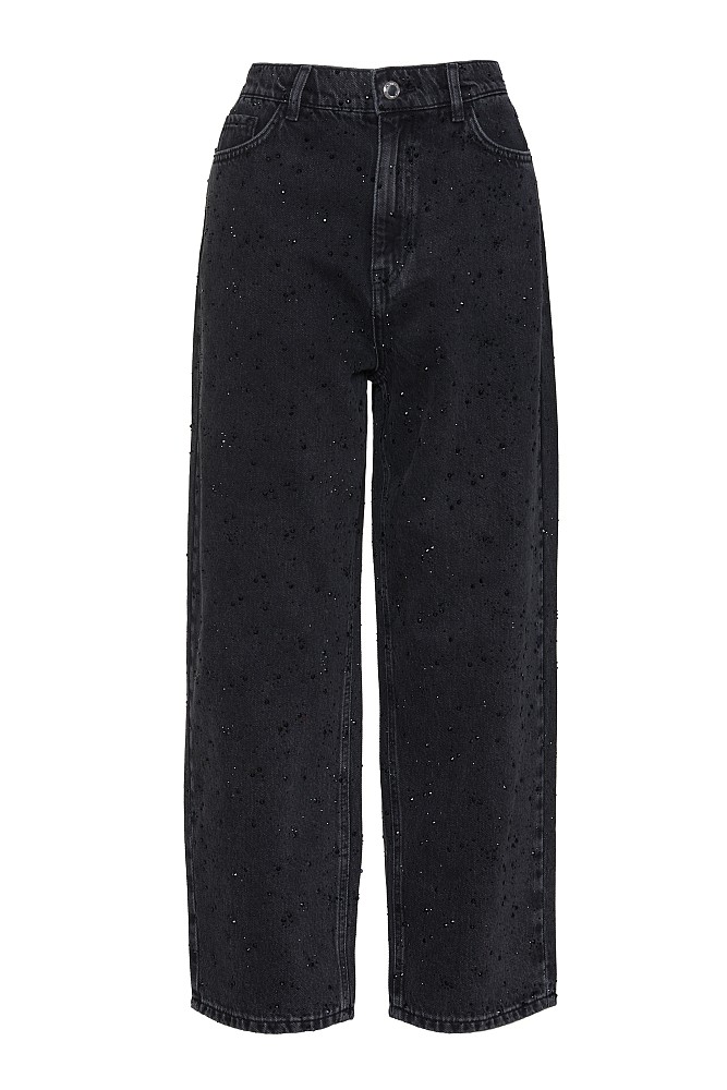 Tania balloon jeans with rhinestones