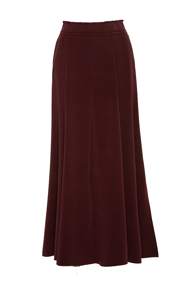 Maxi skirt with slits