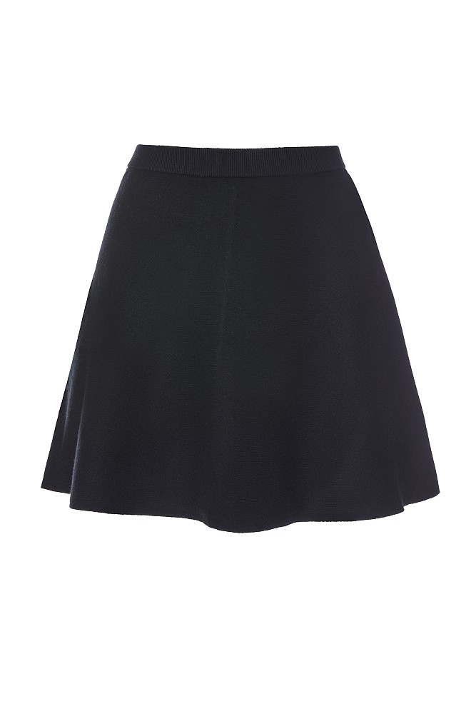 Mini knitted skirt