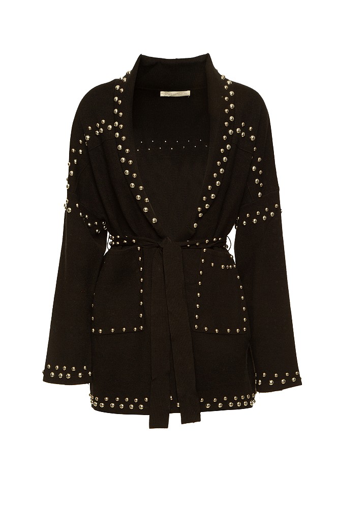 Πλεκτή ζακέτα με τρουκς